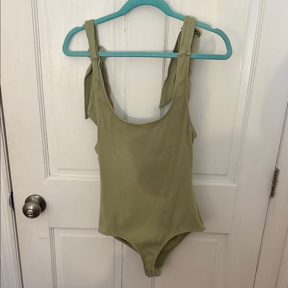 Princess Polly Sage Green Kids Bodysuit
